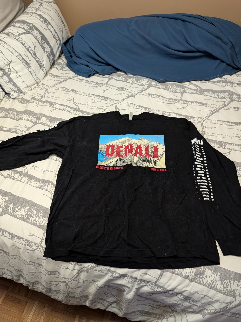 Portugal The ManBlack Long-Sleeve Graphic T-shirt